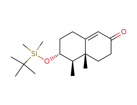 (4aR,5R,6R)-(+)-6-(tert-butyldimethylsiloxy)-4a,5-dimethyl-4,4a,5,6,7,8-hexahydro-3H-naphthalen-2-one