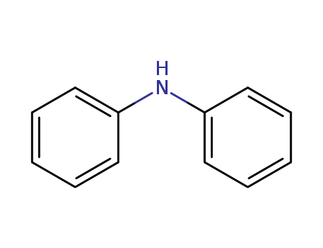 122-39-4,Diphenylamine,Anilinobenzene;Benzene, (phenylamino)-;DFA;DPA;N,N-Diphenylamine;N-Phenylaniline;N-Phenylbenzenamine;NSC 215210;Naugalube 428L;No-Scald;Benzenamine,N-phenyl-;