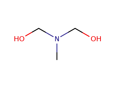 Molecular Structure of 22031-26-1 (Methanol, (methylimino)bis-)