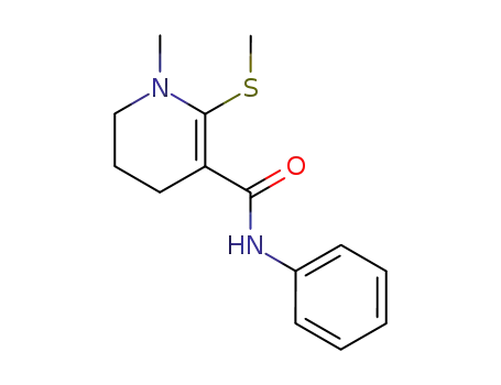 1-Methyl-2-methylsulfanyl-1,4,5,6-tetrahydro-pyridine-3-carboxylic acid phenylamide