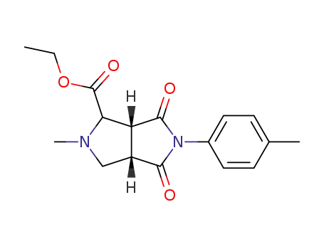 (3aS,6aR)-2-Methyl-4,6-dioxo-5-p-tolyl-octahydro-pyrrolo[3,4-c]pyrrole-1-carboxylic acid ethyl ester