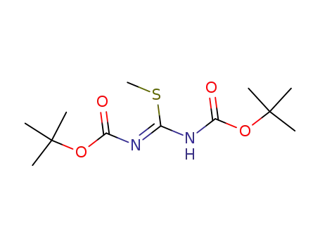 Molecular Structure of 107819-90-9 (1,3-DI-BOC-2-METHYLISOTHIOUREA)