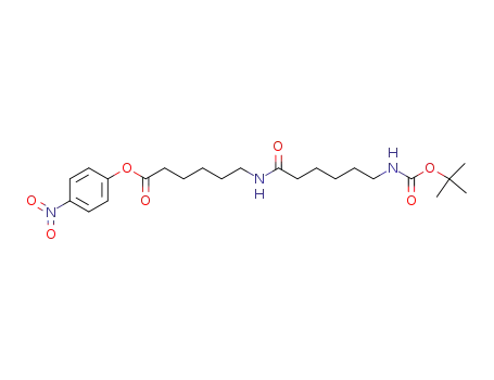 p-nitrophenyl 13-tert-butyloxycarbonylamino-8-oxo-7-azatridecanoate