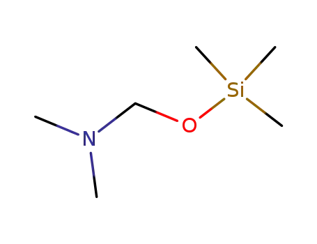 Molecular Structure of 80202-60-4 (Methanamine, N,N-dimethyl-1-[(trimethylsilyl)oxy]-)