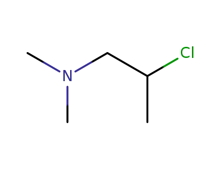 Molecular Structure of 108-14-5 (2-chloropropyldimethylamine)