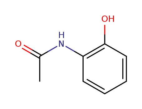 Molecular Structure of 614-80-2 (2-Acetamidophenol)