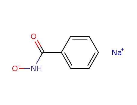 Molecular Structure of 22513-32-2 (BENZOHYDROXAMIC ACID SODIUM SALT)