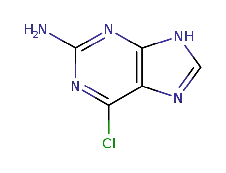 Molecular Structure of 10310-21-1 (6-Chloroguanine)