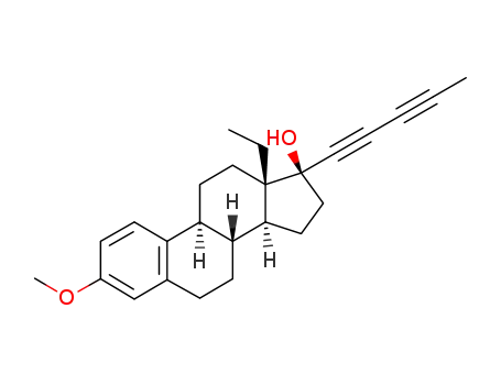 (8R,9S,13S,14S,17S)-13-Ethyl-3-methoxy-17-penta-1,3-diynyl-7,8,9,11,12,13,14,15,16,17-decahydro-6H-cyclopenta[a]phenanthren-17-ol