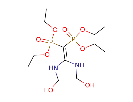 [1-(Diethoxy-phosphoryl)-2,2-bis-(hydroxymethyl-amino)-vinyl]-phosphonic acid diethyl ester