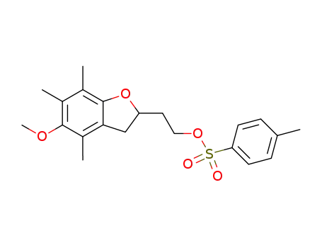 (+/-)-2,3-dihydro-5-methoxy-4,6,7-trimethyl-2-benzofuranethanol p-toluenesulfonate