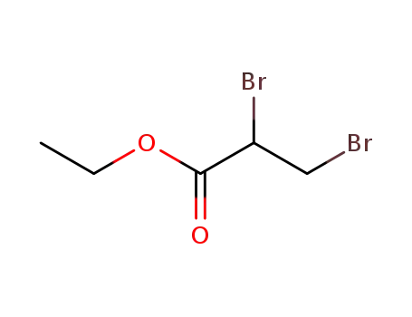 Molecular Structure of 3674-13-3 (Ethyl 2,3-dibromopropionate)