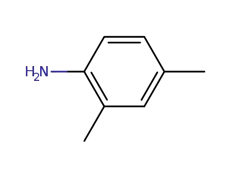 Molecular Structure of 95-68-1 (2,4-Dimethyl aniline)