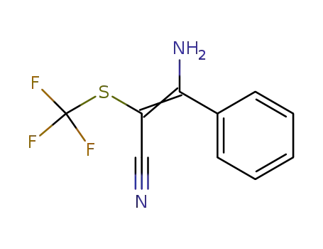 β-amino-α-trifluoromethylthio-cinnamic acid nitrile