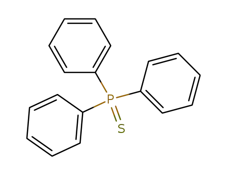 Molecular Structure of 3878-45-3 (TRIPHENYLPHOSPHINE SULFIDE)