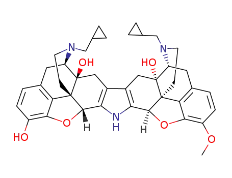 17,17'-bis(cyclopropylmethyl)-3-methoxy-6,6',7,7'-tetradehydro-4,5:4',5'-diepoxy-6,6'-(imino)<7,7'-bimorphinan>-3',14,14'-triol