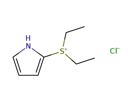 Diethyl-(1H-pyrrol-2-yl)-sulfonium; chloride