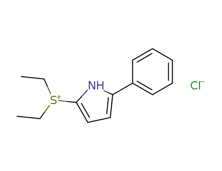 Diethyl-(5-phenyl-1H-pyrrol-2-yl)-sulfonium; chloride