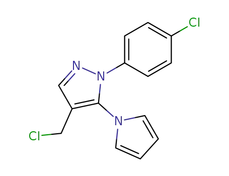 4-Chloromethyl-1-(4-chloro-phenyl)-5-pyrrol-1-yl-1H-pyrazole