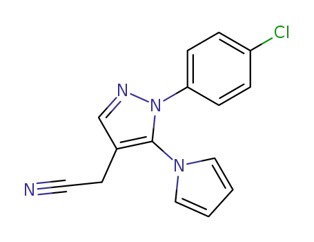 2-[1-(4-chlorophenyl)-5-(1H-pyrrol-1-yl)-1H-pyrazol-4-yl]acetonitrile