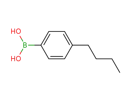 Molecular Structure of 145240-28-4 (4-Butylphenylboronic acid)
