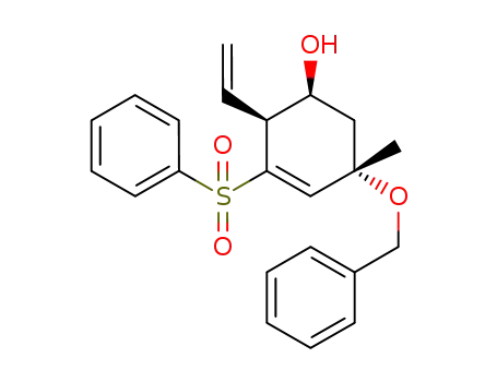 (1S*,2S*,5S*)-5-(Benzyloxy)-5-methyl-3-(phenylsulfonyl)-2-vinylcyclohex-3-en-1-ol