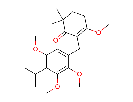 3-methoxy-6,6-dimethyl-2-[4-(1-methylethyl)-2,3,5-trimethoxyphenylmethyl]-2-cyclohexenone