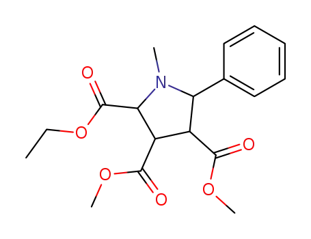 1-Methyl-5-phenyl-pyrrolidine-2,3,4-tricarboxylic acid 2-ethyl ester 3,4-dimethyl ester
