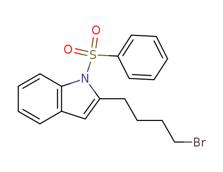1-Benzenesulfonyl-2-(4-bromobutanyl)-1H-indole