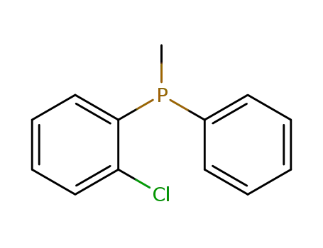 Molecular Structure of 167384-01-2 (Phosphine, (2-chlorophenyl)methylphenyl-)