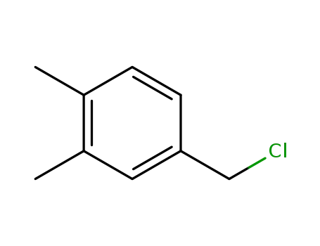 Molecular Structure of 102-46-5 (3,4-Dimethylbenzyl chloride)
