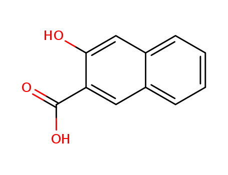 92-70-6,3-Hydroxy-2-naphthoic acid,2-Naphthoicacid, 3-hydroxy- (8CI);2-Hydroxy-3-carboxynaphthalene;2-Hydroxy-3-naphthalenecarboxylic acid;2-Hydroxy-3-naphthoic acid;2-Hydroxyl-3-naphthoic acid;2-Naphthol-3-carboxylic acid;3-Carboxy-2-naphthol;3-Hydroxy-2-naphthalenecarboxylic acid;3-Hydroxy-2-naphthoic acid;3-Hydroxy-b-naphthoic acid;3-Naphthol-2-carboxylic acid;BON;BON acid;BONA;C.I. Developer 20;Developer BON;Miketazol Developer ONS;NSC3719;Naphthol B.O.N.;b-Hydroxy-3-naphthoic acid;b-Hydroxynaphthoic acid;b-Oxynaphthoic acid;