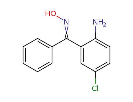2-Amino-5-chlorobenzophenone oxime, mixture of syn and anti ...