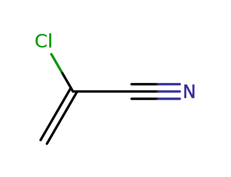 Molecular Structure of 920-37-6 (2-Chloroacrylonitrile)