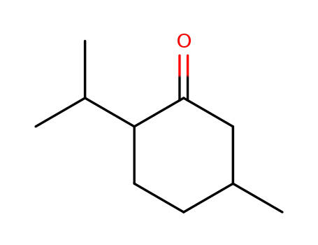 Molecular Structure of 10458-14-7 (Menthone)