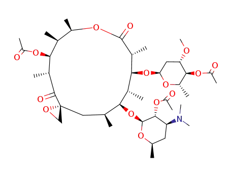 Molecular Structure of 2751-09-9 (TROLEANDOMYCIN)