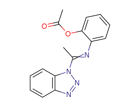 1-[N-(o-acetoxyphenyl)acetimidoyl]-1H-benzotriazole