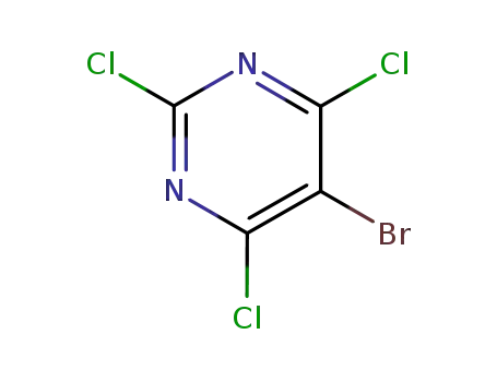 Molecular Structure of 63931-21-5 (5-Bromo-2,4,6-trichloropyrimidine)