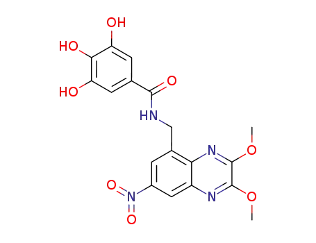 N-(2,3-Dimethoxy-7-nitro-quinoxalin-5-ylmethyl)-3,4,5-trihydroxy-benzamide