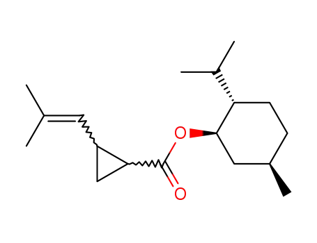 2-(2-Methyl-propenyl)-cyclopropanecarboxylic acid (1R,2S,5R)-2-isopropyl-5-methyl-cyclohexyl ester