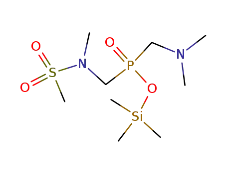 O-trimethylsilyl N-(methanesulfonyl)-N-methylaminomethyldimethylaminomethylphosphinate