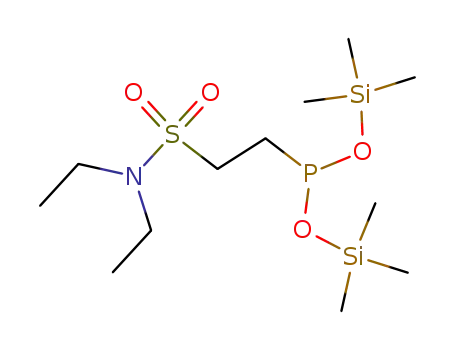 bis(trimethylsilyl) [(2-diethylaminosulfonyl)ethyl]phosphonite