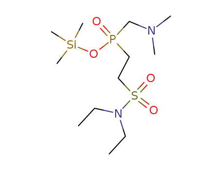 trimethylsilyl (2-diethylaminosulfonylethyl)(dimethylaminomethyl)phosphinate