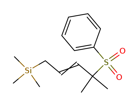 ((E)-4-Benzenesulfonyl-4-methyl-pent-2-enyl)-trimethyl-silane