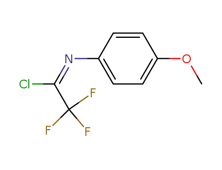 (E)-2,2,2-trifluoro-N-(4-methoxyphenyl)acetimidoyl chloride