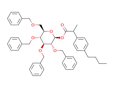 1-(2,3,4,6-tetra-O-benzyl-β-D-glucopyranosyloxy)-(+/-)-ibuprofen