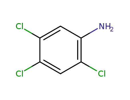 Molecular Structure of 636-30-6 (2,4,5-Trichloroaniline)