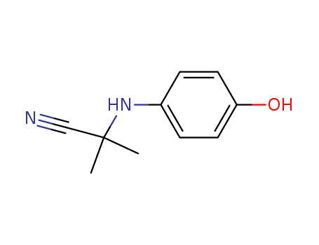 Propanenitrile,2-[(4-hydroxyphenyl)amino]-2-methyl- cas  26850-26-0