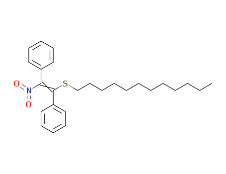 1,2-diphenyl-2-dodecylthio-1-nitroethene