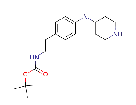 {2-[4-(piperidin-4-ylamino)-phenyl]-ethyl}-carbamic acid tert-butyl ester